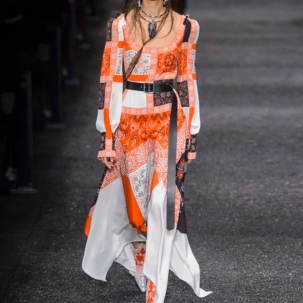 Alexander McQueen dress white crepe de Chine